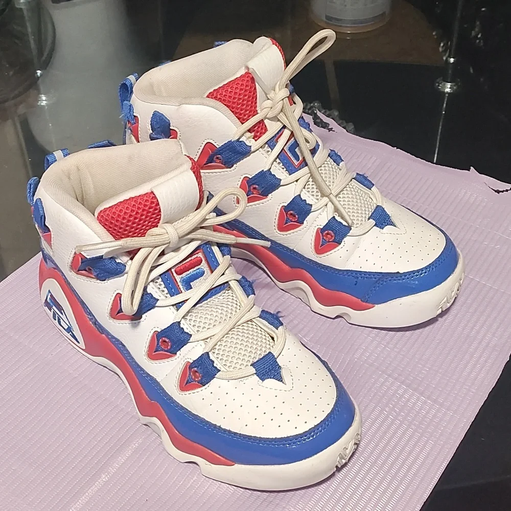 Fila Kids Red, White, and Blue Sneakers